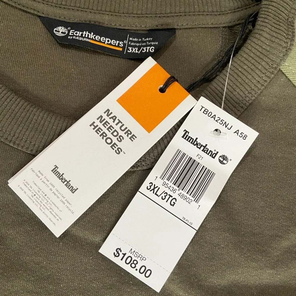 TIMBERLAND EARTHKEEPERS MEN’S SHIRT / SIZE 3XL/3TG - Picture 5 of 5